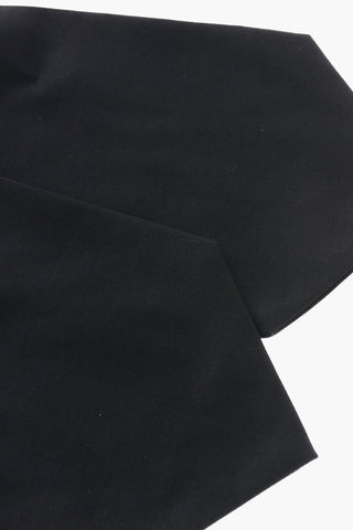 Virgin Wool Ascot Tie with Lurex Trims