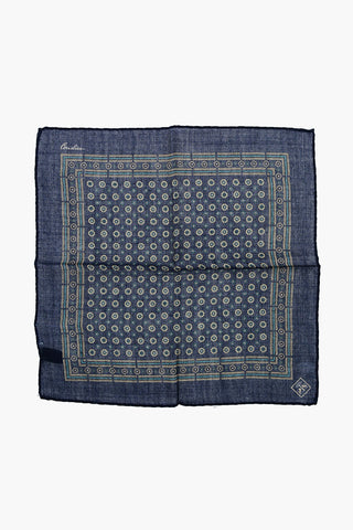 Patterned Wool Pocket Square