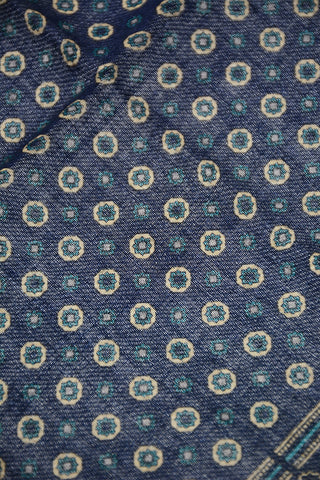 Patterned Wool Pocket Square