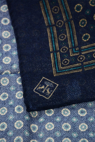 Patterned Wool Pocket Square