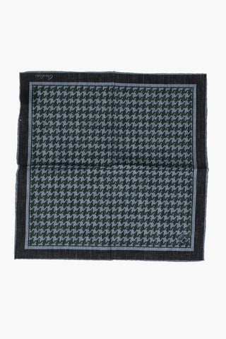 Einstecktuch aus Baumwolle mit Hahnentritt-Muster