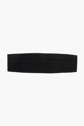 Pleated Silk Cummerbund