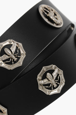 가죽 벨트 30mm 메탈 디테일