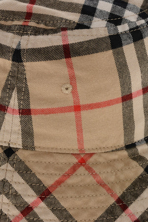 Cotton Bucket Hat with Iconic Check