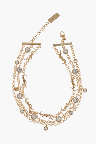 Monogram and Jewels Multichain Bracelet