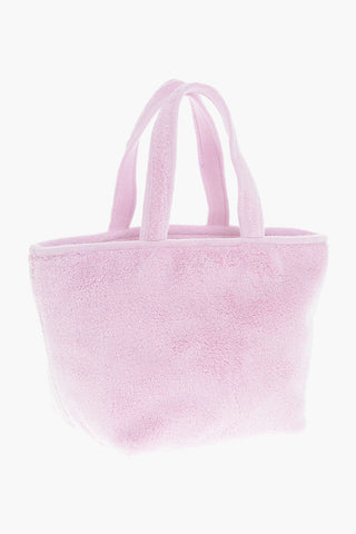 Tote Bag aus Baumwoll-Frottee PUNCH mit geprägtem Logo