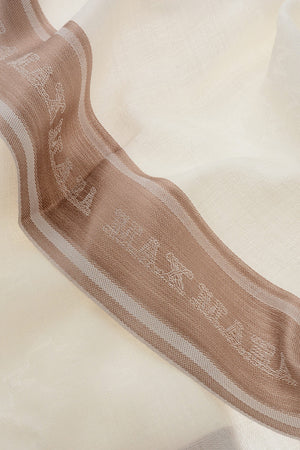 Silk-Blend Scarf MADRE with All-Over Monogram