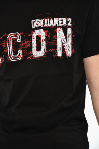 ICON Crew Neck Cotton Printed T-Shirt