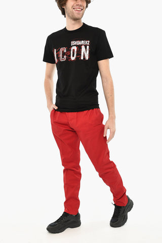 ICON Crew Neck Cotton Printed T-Shirt