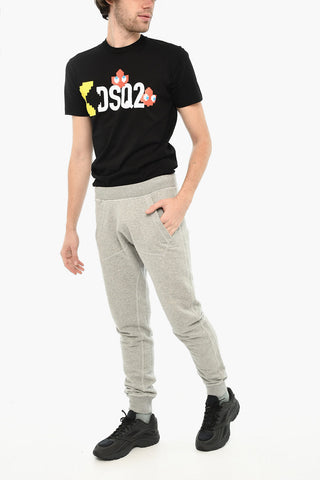 Joggers in Cotone a Tinta unita