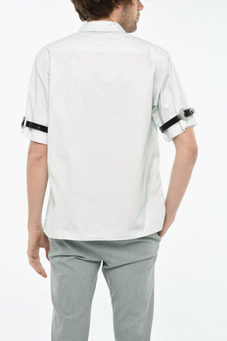 Hemd Aus Nylon Mit Riemen Zum Anbringen Am Ärmel Und Tüll-Details