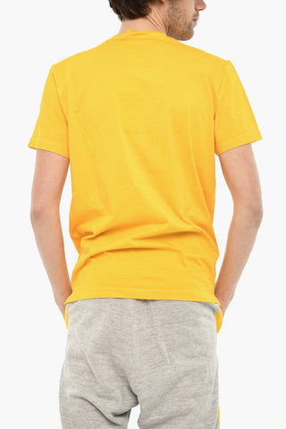 Cotton Crewneck T-Shirt with Print