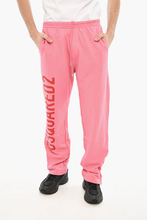 Brushed-Cotton Joggers with Side Logo