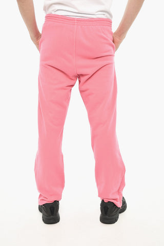 Joggers in cotone Felpato con Logo Laterale
