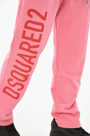 Brushed-Cotton Joggers with Side Logo