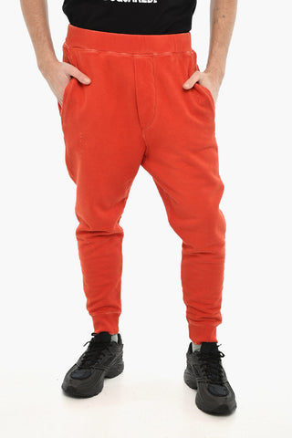 Joggers in Cotone Effetto Vintage 