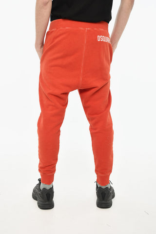 Joggers in Cotone Effetto Vintage 