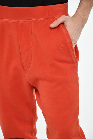 Joggers in Cotone Effetto Vintage 
