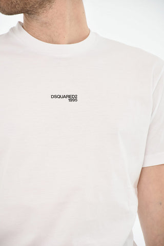 Cotton Crewneck T-Shirt with Print