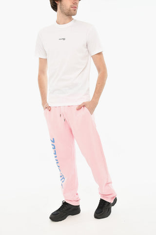 Cotton Crewneck T-Shirt with Print