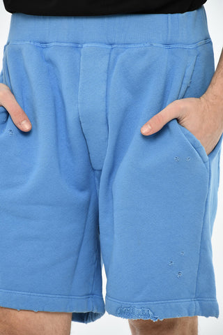 Shorts in Cotone a Tinta unita