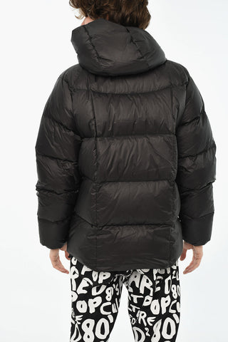 Daunenjacke aus Nylon mit Karo-Ripstop