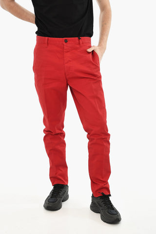 Chinohose aus Baumwollgabardine