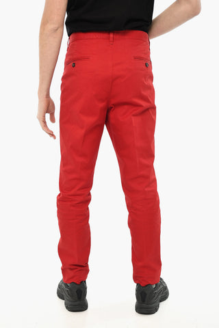 Chinohose aus Baumwollgabardine