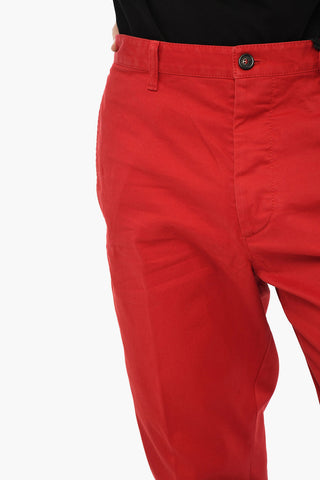 Chinohose aus Baumwollgabardine