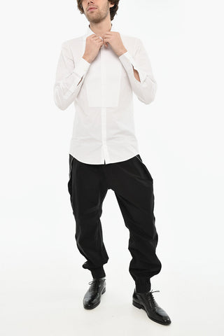 Cotton Poplin Shirt with French Collar