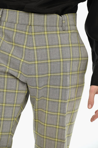 Pantaloni BOB FIT A Quadri District  con Passanti