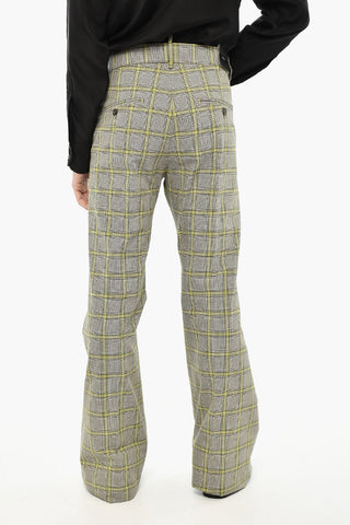 Pantaloni BOB FIT A Quadri District  con Passanti