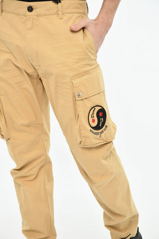 Pantaloni SEXY Cargo in Cotone con Bottoni Logati