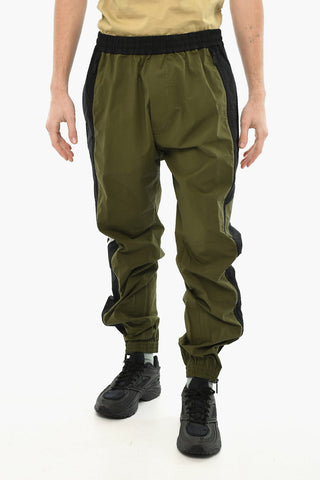 Two-Tone Joggers with Elastic Waistband