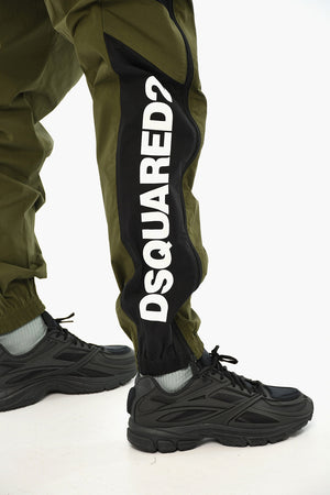 Two-Tone Joggers with Elastic Waistband