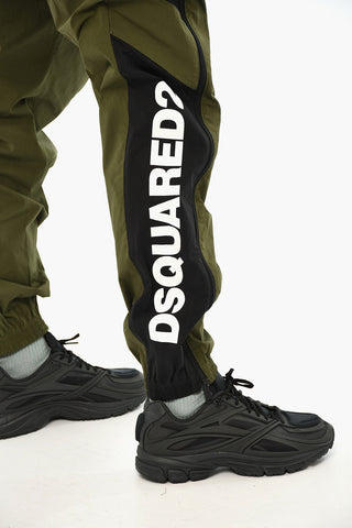 Two-Tone Joggers with Elastic Waistband