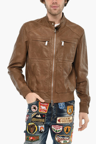 Leather Utility Jacket