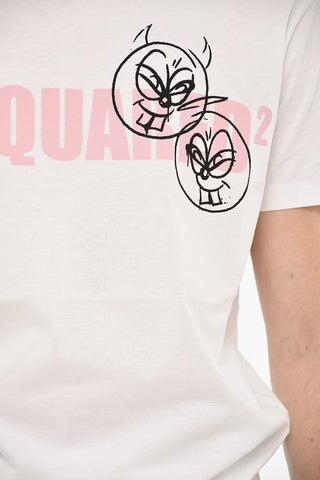 Rundhals-T-Shirt Aus Baumwolle Mit Logo