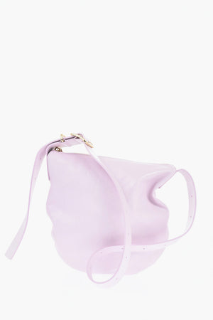 Schultertasche SYRINGA aus Leder mit Reißverschluss