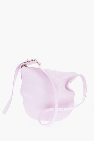 Leather Shoulder Bag SYRINGA with Zip Closure