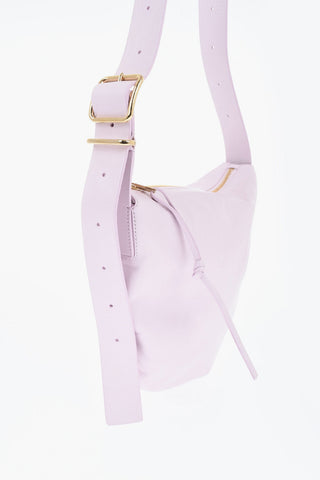 Leather Shoulder Bag SYRINGA with Zip Closure