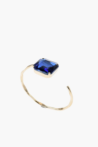 Bracciale in Metallo Effetto Dorato con Gioiello