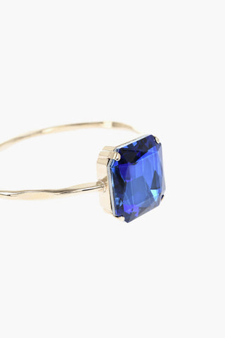 Bracciale in Metallo Effetto Dorato con Gioiello