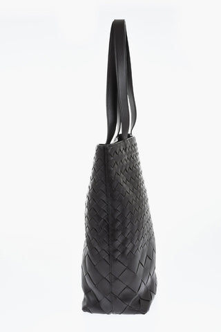 Maxi Woven Leather Tote Bag