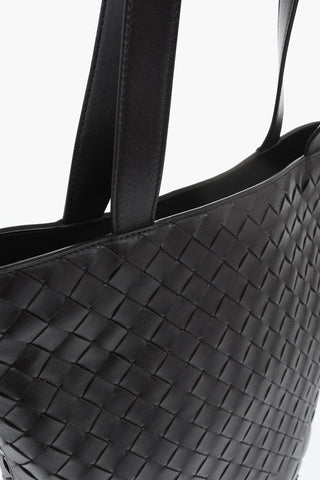 Maxi Woven Leather Tote Bag