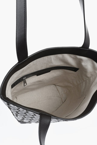 Maxi Woven Leather Tote Bag