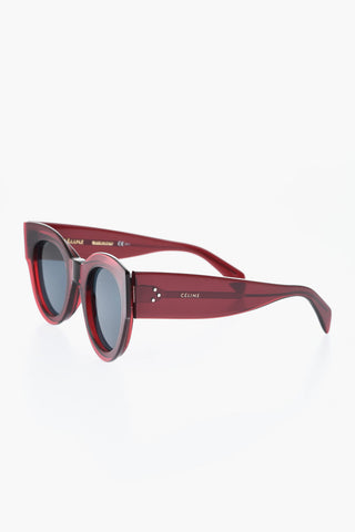 Solid Color Cat-Eye Sunglasses