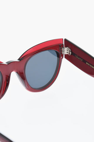 Solid Color Cat-Eye Sunglasses