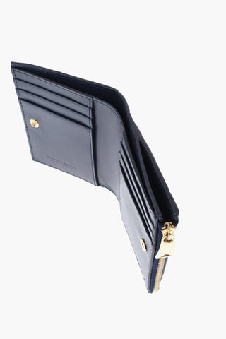 Braided Leather Wallet with Zip