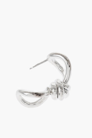 Silver Knot Earrings